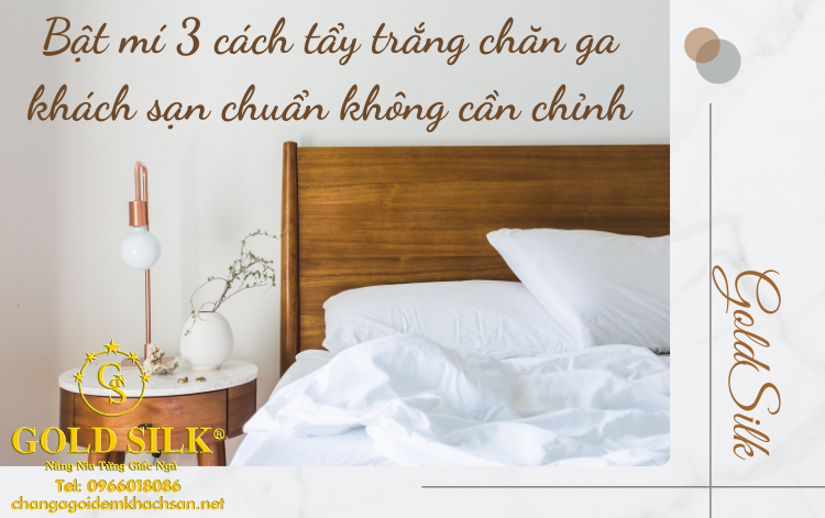 tẩy trắng chăn ga